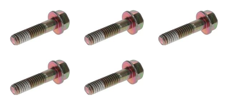 OEM Quicksilver MerCruiser Intake Manifold Screw 5/16-18 x 1-3/8 in – 8M0214949 — pack of 5, exact product photo composite