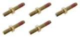 OEM Quicksilver MerCruiser Water Distribution Housing Stud – 8M2004610 — pack of 5, exact product photo composite