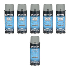 OEM Mercury / Quicksilver 802878Q52 Primer Paint, Light Gray Enamel Spray Paint — pack of 6 supplier units