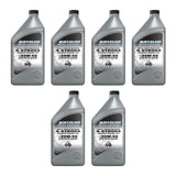 OEM Mercury / Quicksilver 25W-50 High Performance Synthetic Marine Engine Oil, 1 Qt. 8M0053662 — pack of 6 supplier units