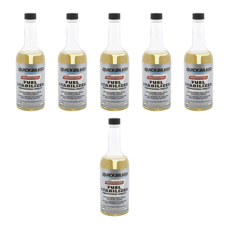 OEM Mercury / Quicksilver 8M0058682 Quickstor Fuel Treatment and Stabilizer, 32 Oz. — pack of 6 supplier units