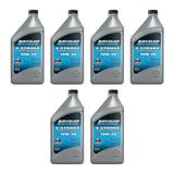 OEM Mercury / Quicksilver 10W-30 Marine Engine Oil, 1 Qt. 8M0078616 — pack of 6 supplier units