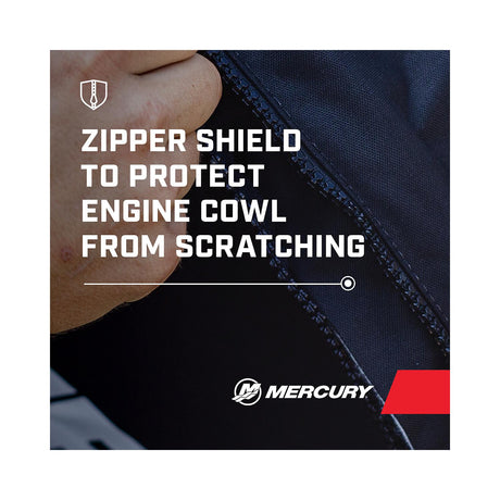 Mercury Marine Tow N Stow Outboard Cover 225-400hp Verado, Black