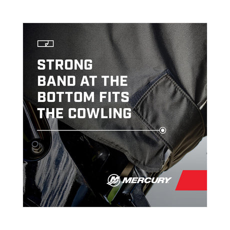 Mercury Marine Tow N Stow Outboard Cover 200-300hp FourStroke, Black