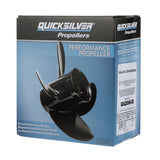 OEM Mercury / Quicksilver Black Diamond 3-Blade Aluminum Propeller, 10.2" Diameter x 15" Pitch, Right Hand Rotation