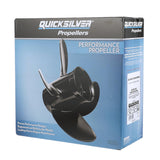 OEM Mercury / Quicksilver Black Diamond 3-Blade Aluminum Propeller, 14" Diameter x 11" Pitch, Right Hand Rotation