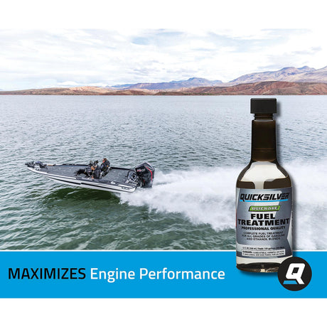 OEM Mercury / Quicksilver Quickare 8M0047920 Fuel Treatment Additive, 12 Oz.