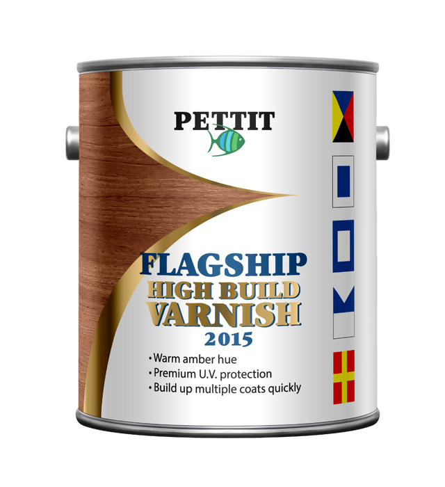 Pettit Flagship High Build Varnish 2015 — official manufacturer range image; see product title for size and color