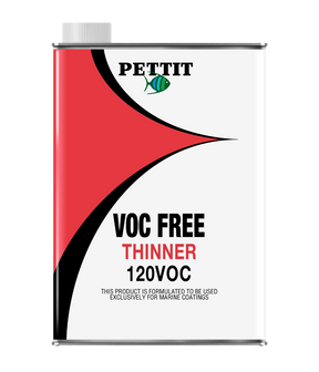 Pettit 120 VOC-Free Thinner — official manufacturer range image; see product title for size and color