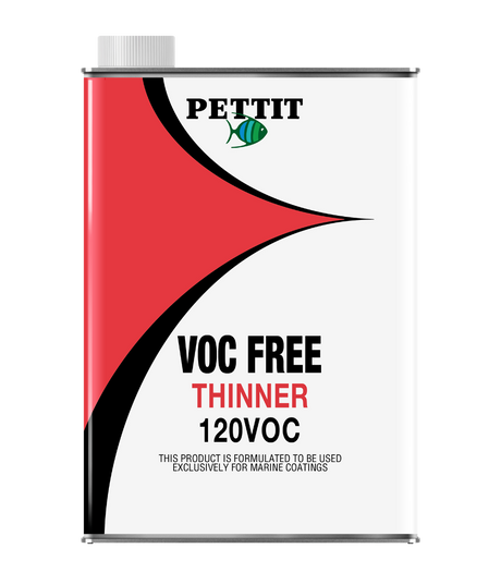 Pettit 120 VOC-Free Thinner — official manufacturer range image; see product title for size and color