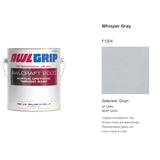 Awlgrip Awlcraft 2000 Whisper Gray F1204, selected Quart, KF1204Q: original manufacturer chip with representative gallon can