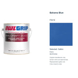 Awlgrip Awlcraft 2000 Bahama Blue F5418, selected Gallon, F5418: original manufacturer chip with representative gallon can