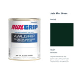Awlgrip Jade Mist Green H4089, Quart, 98-H4089Q: representative original can with exact manufacturer color card sample