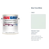 Awlgrip HDT Blue Tone White C8021, selected Quart, OC8021/1QTUS: original manufacturer chip with representative gallon can