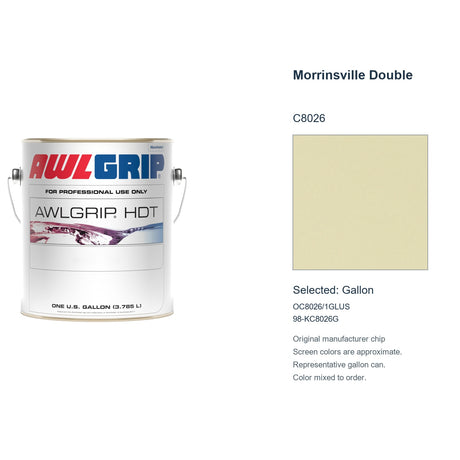 Awlgrip HDT Morrinsville Double C8026, selected Gallon, OC8026/1GLUS: original manufacturer chip with representative gallon can