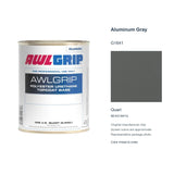 Awlgrip Aluminum Gray G1641, Quart, 98-KG1641Q: representative original can with exact manufacturer color card sample