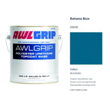 Awlgrip Bahama Blue G5036, Gallon, 98-KG5036G: representative original can with exact manufacturer color card sample