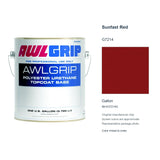 Awlgrip Sunfast Red G7214, Gallon, 98-KG7214G: representative original can with exact manufacturer color card sample