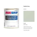 Awlgrip Seattle Gray H1313, Quart, 98-KH1313Q: representative original can with exact manufacturer color card sample