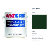 Awlgrip Kelly Green H4302, Gallon, 98-KH4302G: representative original can with exact manufacturer color card sample