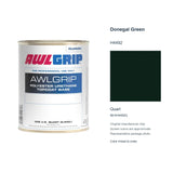 Awlgrip Donegal Green H4492, Quart, 98-KH4492Q: representative original can with exact manufacturer color card sample