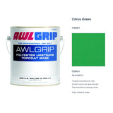 Awlgrip Citrus Green H4691, Gallon, 98-KH4691G: representative original can with exact manufacturer color card sample