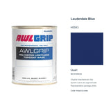 Awlgrip Lauderdale Blue H5543, Quart, 98-KH5543Q: representative original can with exact manufacturer color card sample
