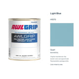 Awlgrip Light Blue H5570, Quart, 98-KH5570Q: representative original can with exact manufacturer color card sample