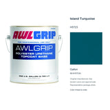 Awlgrip Island Turquoise H5723, Gallon, 98-KH5723G: representative original can with exact manufacturer color card sample