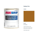 Awlgrip Catboat Tan H6462, Quart, 98-KH6462Q: representative original can with exact manufacturer color card sample