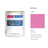 Awlgrip Soft Pink H7550, Quart, 98-KH7550Q: representative original can with exact manufacturer color card sample