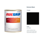 Awlgrip Extreme Black TF2002, Quart, 98-TF2002Q: representative original can with exact manufacturer color card sample