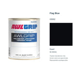 Awlgrip Flag Blue G5002, Quart, 98-G5002Q: representative original can with exact manufacturer color card sample