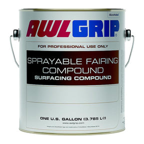 Awlgrip Sprayable Fairing Compound Tan Base — original package photo, no color swatch