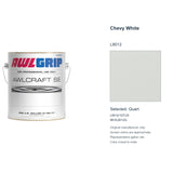 Awlgrip Awlcraft SE Chevy White L8012, selected Quart, L8012/1QTUS: original manufacturer chip with representative gallon can