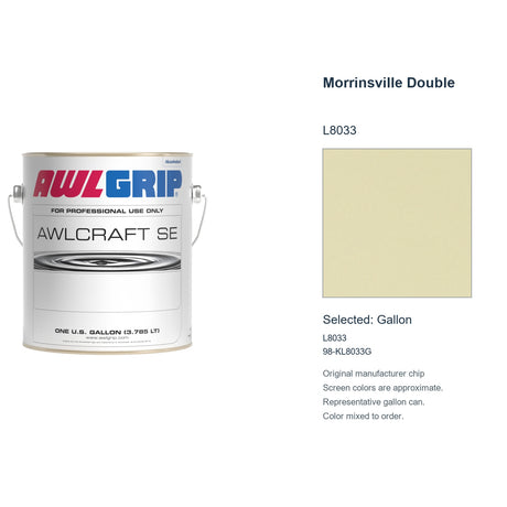 Awlgrip Awlcraft SE Morrinsville Double L8033, selected Gallon, L8033: original manufacturer chip with representative gallon can