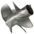 MerCruiser Bravo Three matched front and rear propeller pair — both propellers included in the set.