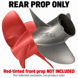 rear prop sold individually. Red-tinted other prop is NOT INCLUDED; tint is an explanatory overlay, not actual product color.