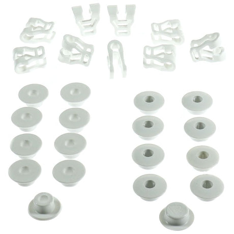 Dometic Refrigerator Wire-Shelf Mounting Hardware Kit, White - 3316450.9019