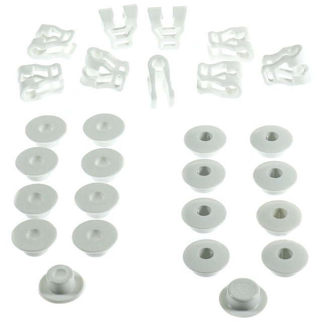 Dometic Refrigerator Wire-Shelf Mounting Hardware Kit, White - 3316450.9019