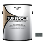 Pettit Tuff Coat packaging with official Steel Gray color swatch