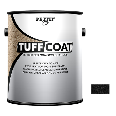 Pettit Tuff Coat packaging with official Black color swatch