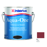 Interlux Aqua-One Antifouling Bottom Paint — Red — 1 Gallon — YBE149/1; manufacturer can illustration with original manufacturer color swatch