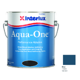 Interlux Aqua-One Antifouling Bottom Paint — Blue — 1 Gallon — YBE169/1; manufacturer can illustration with original manufacturer color swatch