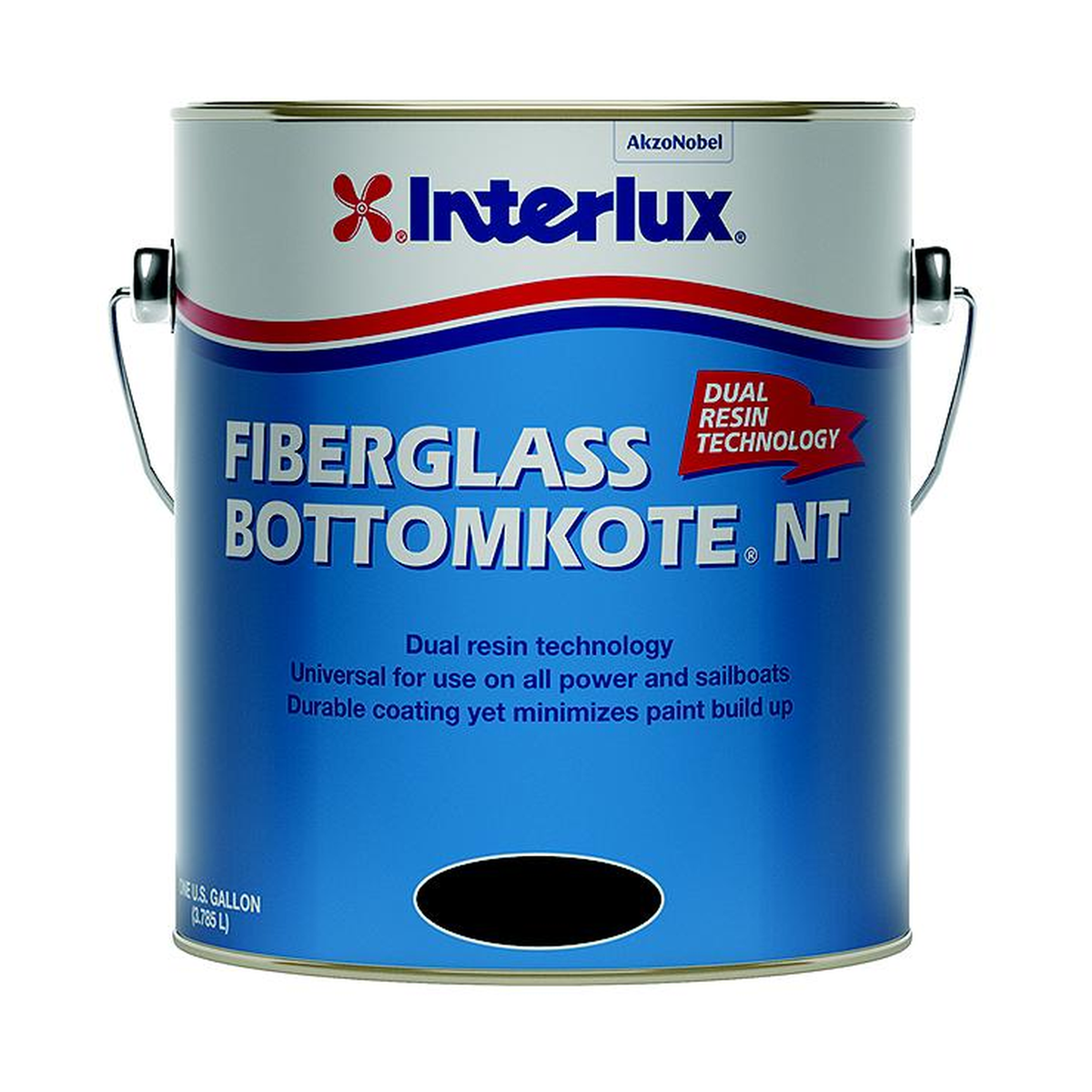 Interlux fiberglass bottomkote r nt representative 1 Gallon packaging, clean view
