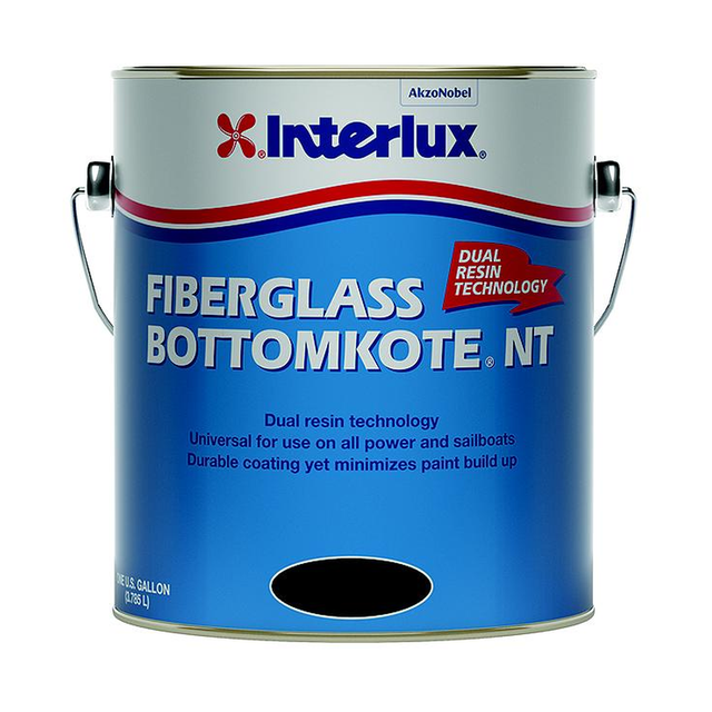 Interlux fiberglass bottomkote r nt representative 1 Gallon packaging, clean view