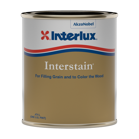 Interlux interstain representative 1 Pint packaging, clean view