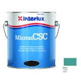 Interlux Micron CSC Antifouling Bottom Paint — Green — 1 Gallon — Y5581/1; manufacturer can illustration with original manufacturer color swatch