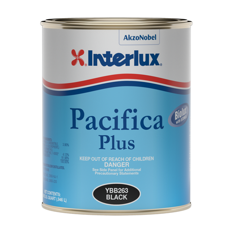 Interlux pacifica plus representative 1 Quart packaging, clean view