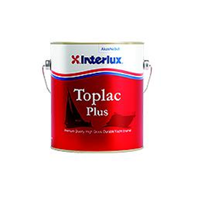Interlux Toplac Plus one-gallon representative packaging, clean view